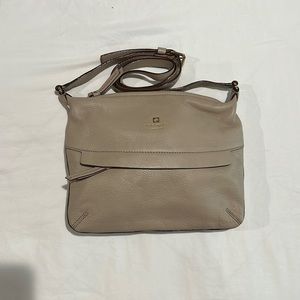 Taupe Kate Spade crossbody bag